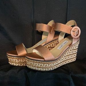 Jimmy Choo Metallic Wedges